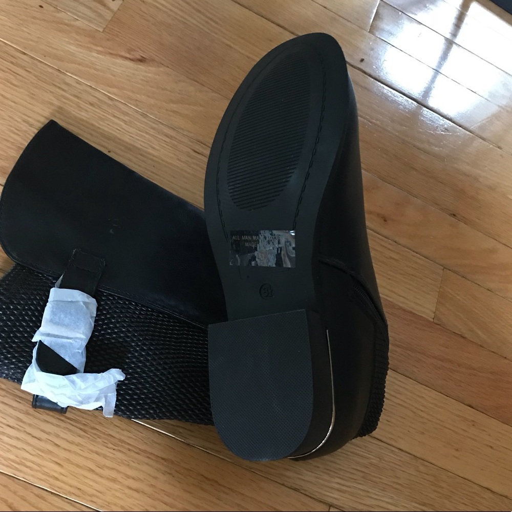Black Buckle Riding Boots - Picture 4 of 4
